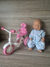 Baby Born Puppe Mit Fahrrad