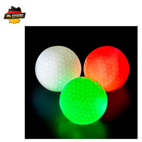 Led golfbälle bunt leuchtend - led,