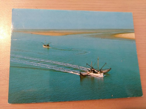 Postkarte krabbenfischer - postkarte,