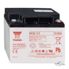 Yuasa Bleiakku NP38-12I-UK 12V 38Ah Industriebatterie wartungsfrei zyklenfest