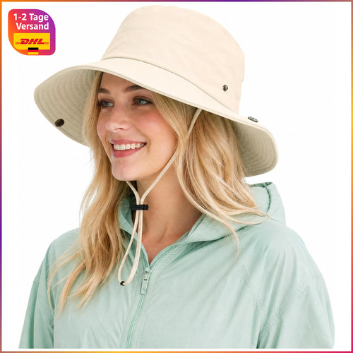 Sonnenhut faltbar beige - beige, unisex