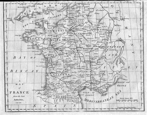 1790 france frankreich karte - 1790,