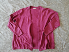 Peter Hahn Damen Strickjacke Gr. 42, Rosa, Schurwolle