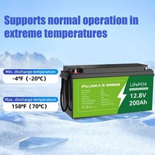 12V 200Ah LiFePO4 Lithium