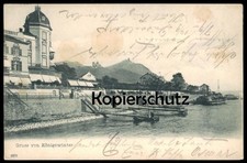 ALTE POSTKARTE GRUSS VON KÖNIGSWINTER RHEIN HOTEL BERLINER HOF RHEIN SCHIFF ship
