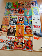 MAX Zeitschrift Konvolut, 25 Hefte ( von 1991 bis 2000), Zeitgeist-Fotos u.v.m.