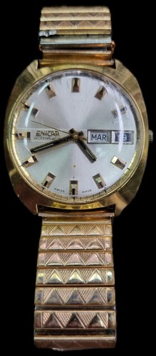 Schweizer uhr automatik enicar - automatik,