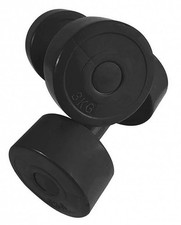 Ausstellung: OnWay 3kg x 2 Fitness Hantel 2er Training Set schwarz OW1301-3BLK