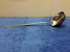 Roneusil Edelstahl Suppenkelle Bolle Olympia 33cm lang 9cm Durchmesser