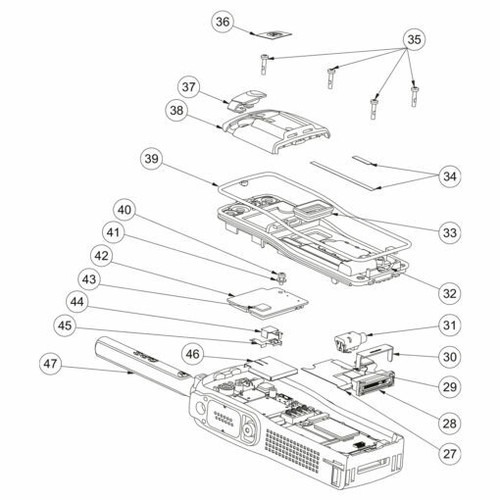 Motorola top cover belt - motorola,