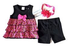 Baby Mädchen Kleid mit Hose