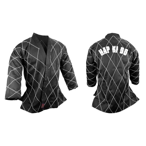 Hapkido jacke schwarz weiß - hapkido, schwarz/weiß
