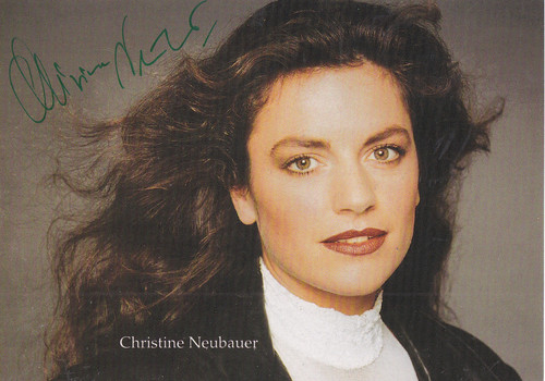 Autogramm christine neubauer - autogramm,