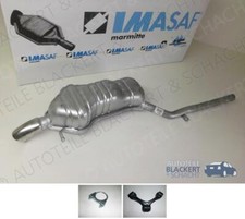 IMASAF Auspuff Endtopf für Audi A6 (C5) Facelift quattro 1.8 T/2.4/2.5 TDI links