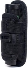 360°Taschenlampe Holster, Taktische Molle Taschenlampenhalter 360 Grad Drehbare
