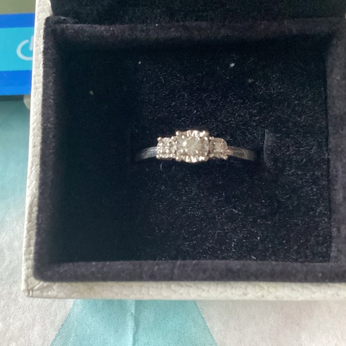 Ring weißgold 375 - ring, von