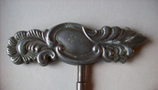 Korkenzieher für Wein alt wohl 20er 30er Jahre Zinn Rokoko Barock Stil