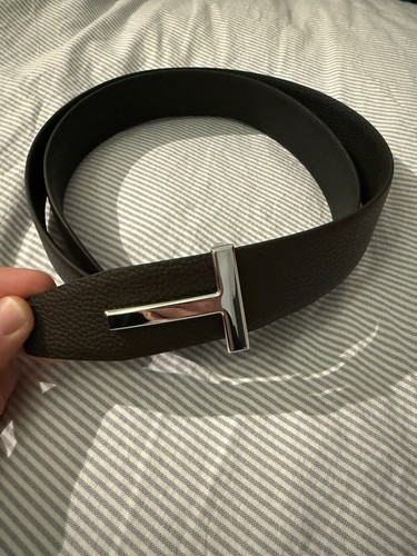 Tom ford ledergürtel braun - tom,
