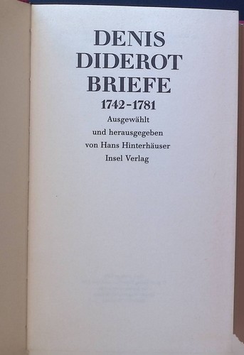 Briefe 1742 1781 - 1742, 1781.