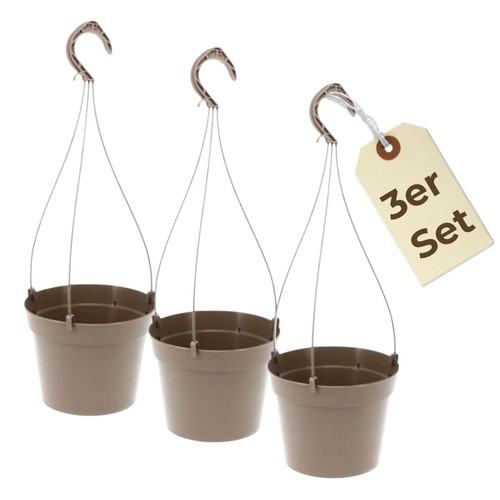 Blumenampel 3er set - blumenampel, blumentopf