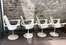 Design Stuhl Chair Luigi Colani Lush Tulip weiß Kunststoff 