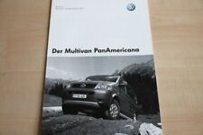 237569) VW Bus T5 Multivan - PanAmericana - Preisliste & Extras - Prospekt 09/20
