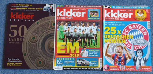 Stück kicker sonderhefte - 3,