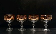 4 Vintage Sektschalen mit