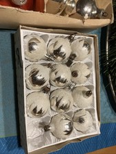 alte Weihnachtskugeln aus Glas vom Dachboden 