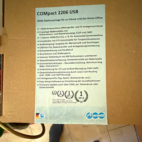 Auerswald compact 2206 - 2206, usb