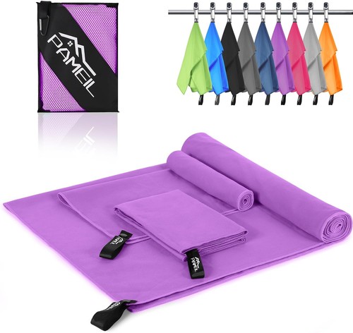 Pameil mikrofaser handtuch - mikrofaser, 3er