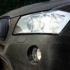 (10,53€/m²) PREMIUM 3D Pearl Glitzer Auto Wrap Folie schwarz Luftkanäle Struktur