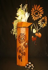 8-Eck Säule Sonnenblume