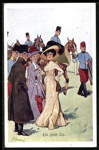 Künstler fritz - künstler-ak,