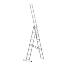Aluminium mehrzweckleiter 3x14 - aluminium,