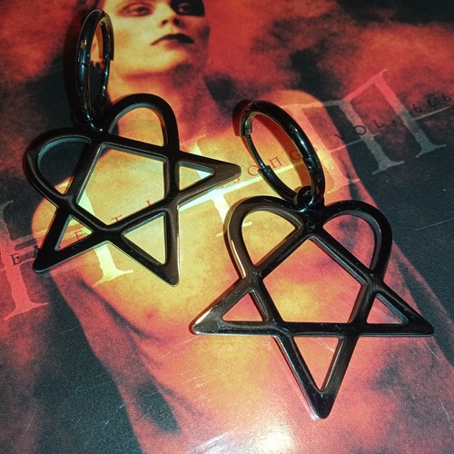 Him heartagram ohrringe - him,