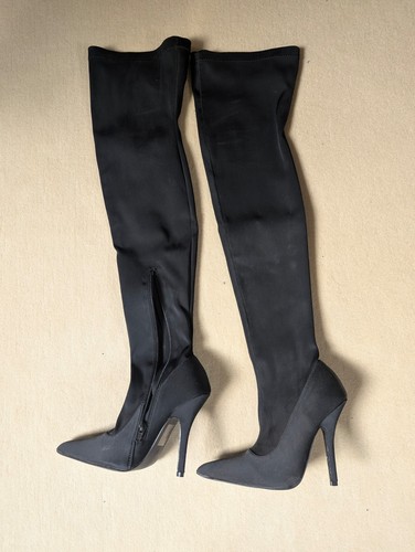 Overknee stiefel schwarz - in,