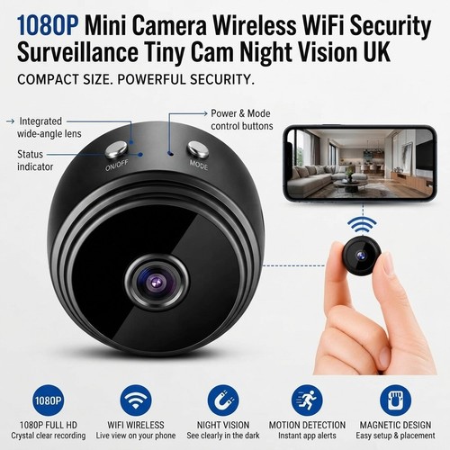 1080p mini kamera wireless - 1080p,