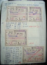 Collection GDR sample tickets