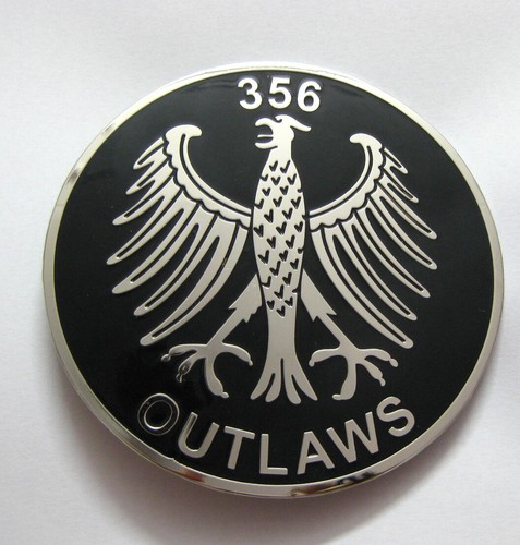 Car badge 356 outlaw - car, grill