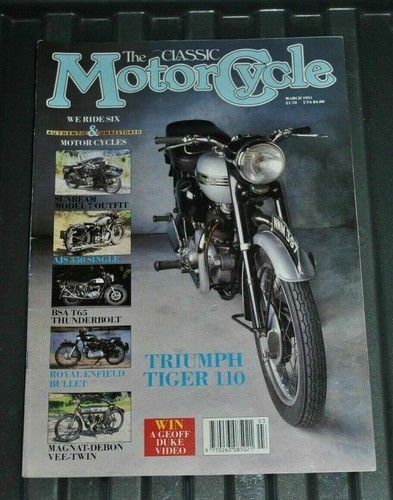Classic motorcycle march 1991 - motorcycle,