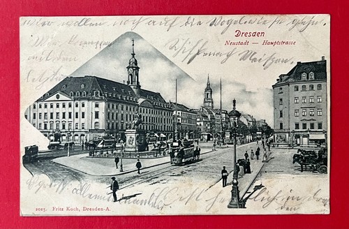 Dresden 1900 blick die - dresden, in