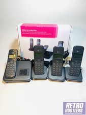 T Com Telekom Sinus C34 Quattro Schnurlos Telefon Set mit Anrufbeantworter OVP