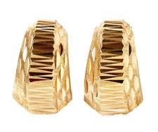 Elegante Ohrringe Ohrclips Clips 18 Karat 750 Gold Gelbgold 3,73 g