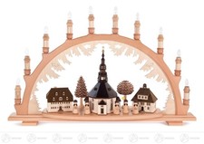 Schwibbogen mit Seiffener Dorf