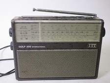 Altes ITT Golf 200 International Kofferradio, ca. 20 cm H    VV305