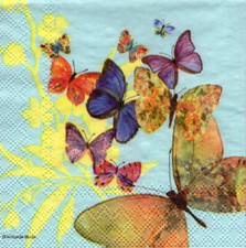 4 Cocktail Servietten ~