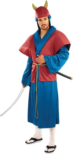 Blaues samurai kostüm herren - kostüm,