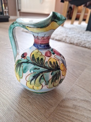 Vase keramik bunte malerei - bunte,