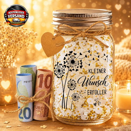 Wunschglas für geldgeschenke - für,